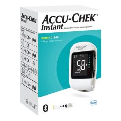 Box of FORA 6 CONNECT MULTI PARAMETER, a wireless blood glucose monitoring system featuring a digital metre, icons, test strip, Bluetooth connectivity, target range indicator, and compatible multi-parameter measurements.