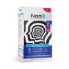 A box of Noolit Calm Cognition 30 Capsules with a black and white abstract human profiles design. The packaging highlights Calm Cognition, is caffeine-free, and suitable for ages 12+.