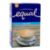 EQUAL STICK 100 SACHETS. Designed for easy, precise dispensing to sweeten your drinks without added kilojoules.